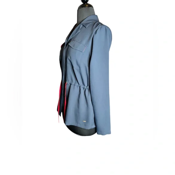 Tommy Hilfiger blouse. New with tags. Adjustable waist. Chiffon like 100polyest - Picture 6 of 8